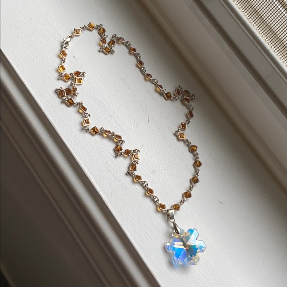 COPY - Swarovski necklace with snow ❄️ flake